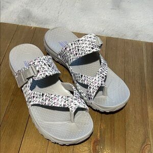 Skechers Multi-Color Strappy Sandals